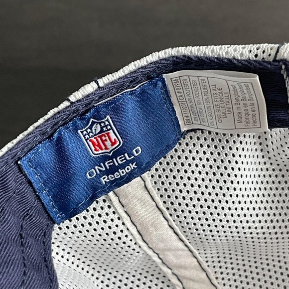 Denver Broncos Reebok On field Strap back Mesh Hat - Picture 5 of 6